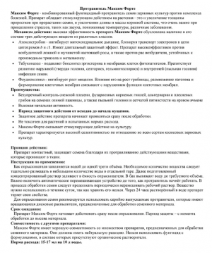 Протравитель Максим Форте 10 мл